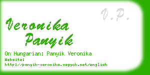 veronika panyik business card